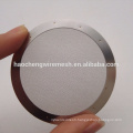 0.2mm thinckness 304 stainless steel filter sheet fine metal etching filter disc